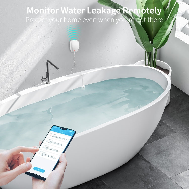 RSH-WL03 Tuya Smart Water Level Alarm WiFi Water Leakage Remote Water Flooding Detector - Security by buy2fix | Online Shopping UK | buy2fix