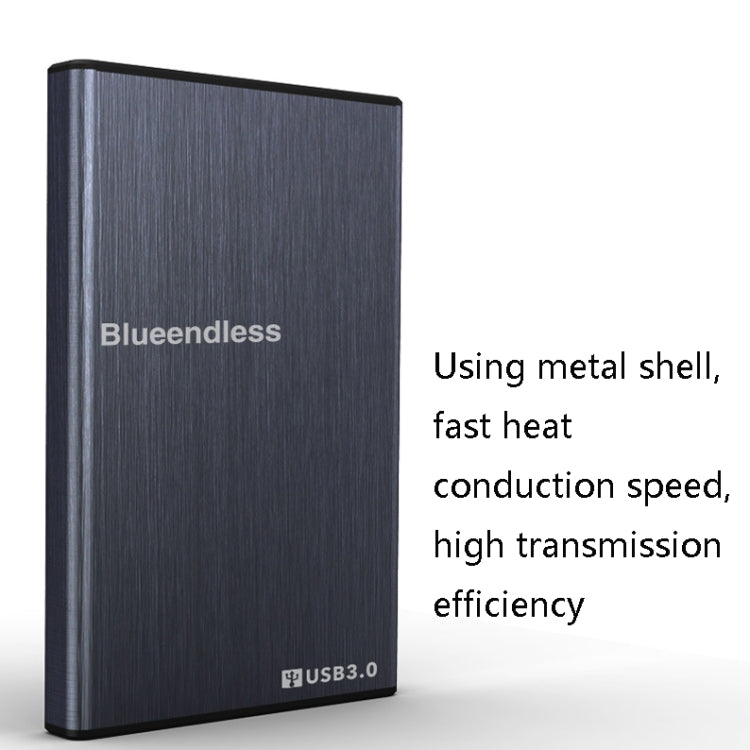 Blueendless U23T 2.5 inch Mobile Hard Disk Case USB3.0 Notebook External SATA Serial Port SSD, Colour: Silver - HDD Enclosure by Blueendless | Online Shopping UK | buy2fix