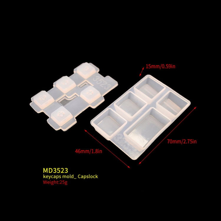 2 PCS DIY Keycap Silicone Mold OEM Mechanical Keyboard Silicone Mold, Style: MD3523 - Home & Garden by buy2fix | Online Shopping UK | buy2fix