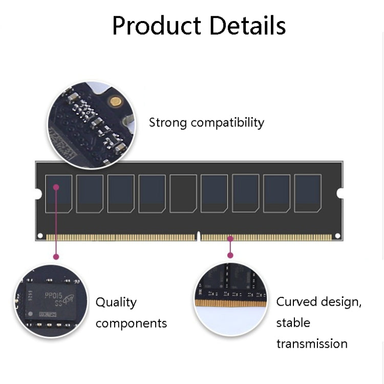 JingHai DDR4 4G Low Pressure Version 1.2V Desktop RAM(2400MHz) - RAMs by JingHai | Online Shopping UK | buy2fix