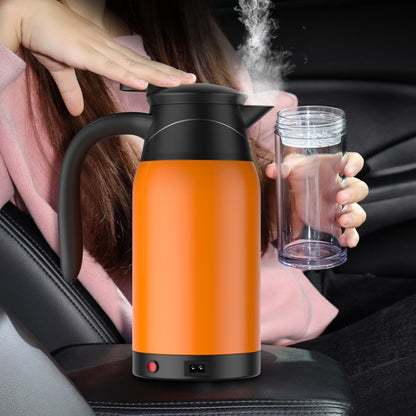 Car Heating Cup Electric Heating Cup Kettle(12V Warm Orange) - In Car by buy2fix | Online Shopping UK | buy2fix