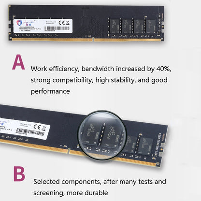 JingHai PC4 DDR4 16G Single Strip Desktop Memory(2400MHz) - RAMs by JingHai | Online Shopping UK | buy2fix