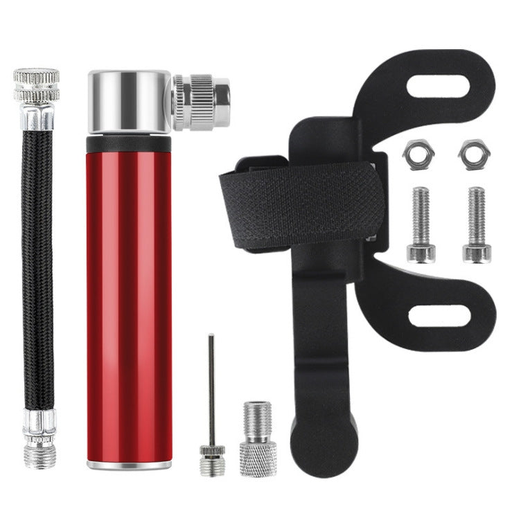 Manual Mini Portable Bicycle Aluminum Alloy Pump Basketball Football Inflatable Cylinder(Bubble Bag Red) - Bicycle Locks & Bicycle Pumps by buy2fix | Online Shopping UK | buy2fix