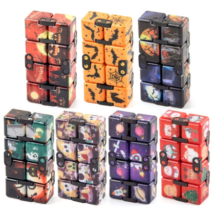 3 PCS  Infinite Magic Cube Halloween Theme Variety Flip Folding Second Order Magic Cube Finger Toy, Colour: No.168-8-27 Halloween Black - Magic Cubes by buy2fix | Online Shopping UK | buy2fix