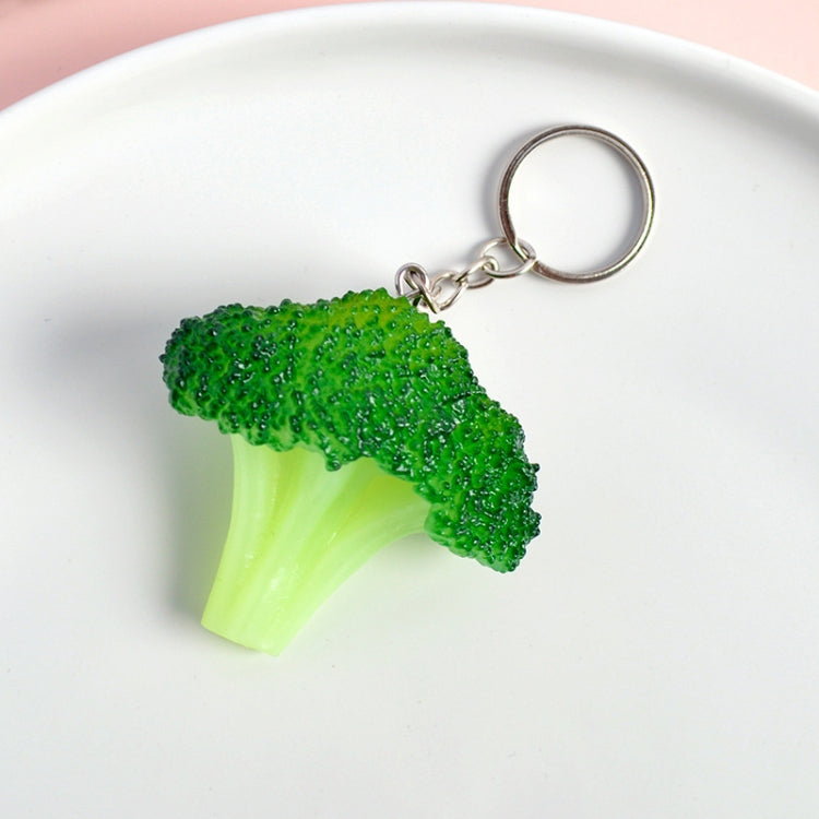 3 PCS Keychain Broccoli PVC Simulation Vegetable Model Pendant Creative Play House Small Toys - Model Toys by buy2fix | Online Shopping UK | buy2fix