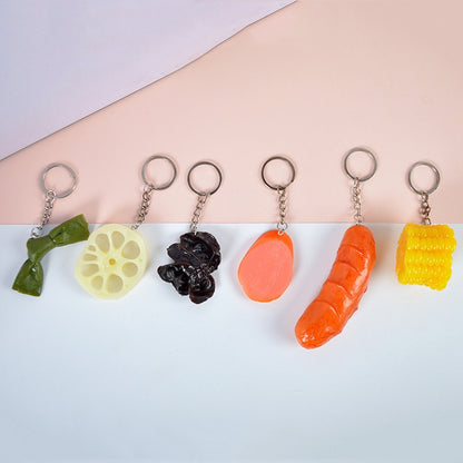 5 PCS Keychain Kelp PVC Simulation Vegetable Model Pendant Creative Play House Small Toys - Model Toys by buy2fix | Online Shopping UK | buy2fix