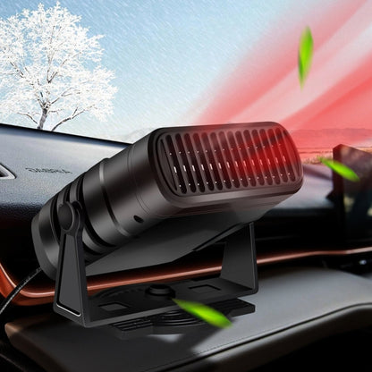 12V Black Car Heater Cold And Warm Wind Defrosting And Snow Demister - Heating & Fans by buy2fix | Online Shopping UK | buy2fix