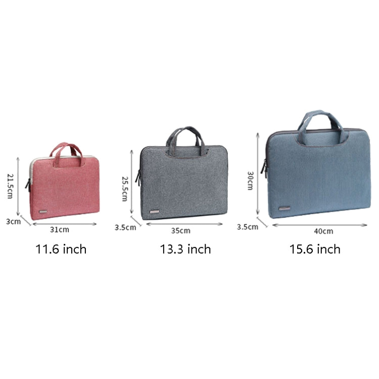 LiSEN LS-116 Simple Laptop Bag Business Laptop Liner Bag, Size: 15.6 inch(Snowflake Nylon Gray) - 15.6 - 17 inch by LiSEN | Online Shopping UK | buy2fix