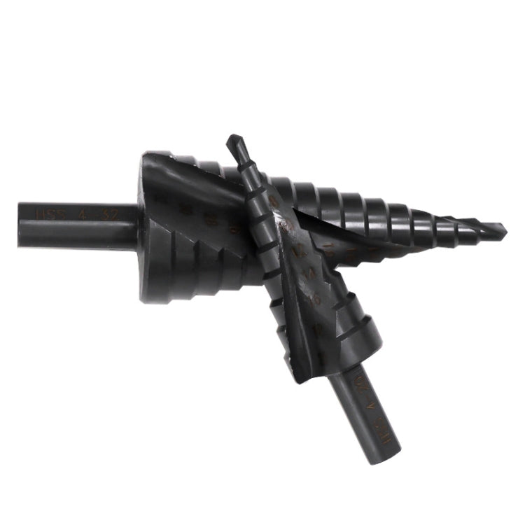 4-20mm Triangular Shank Spiral Flute Step Drill Bit - Drill & Drill Bits by buy2fix | Online Shopping UK | buy2fix