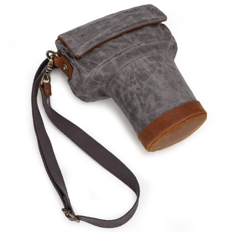 K-809 Shock-Absorbing And Drop-Proof Camera Shoulder Bag SLR Liner Protection Bag(Grey) - Camera Accessories by buy2fix | Online Shopping UK | buy2fix