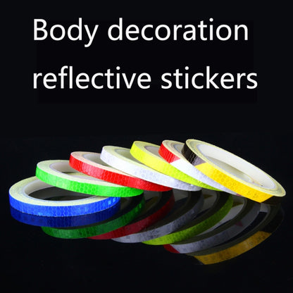 5 Rolls Bicycle Mountain Bike Motorcycle Sticker Car Contour Reflective Sticker Night Riding Reflective Sticker, Size: 2 x 800cm(Red) - Decorative Accessories by buy2fix | Online Shopping UK | buy2fix