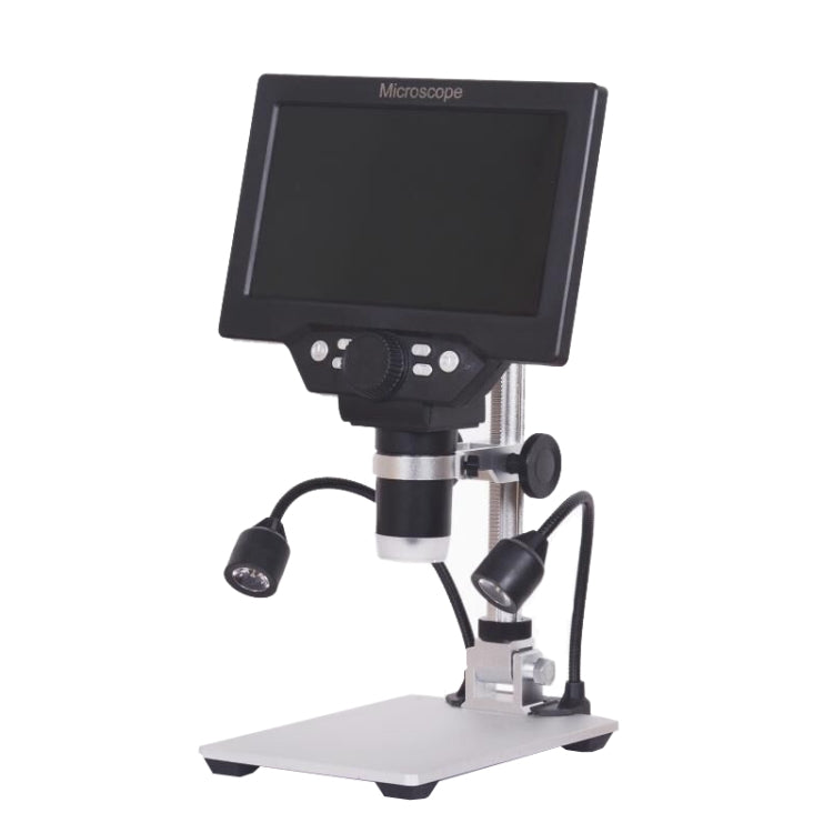 G1200D 7 Inch LCD Screen 1200X Portable Electronic Digital Desktop Stand Microscope(UK Plug Without Battery) - Consumer Electronics by buy2fix | Online Shopping UK | buy2fix