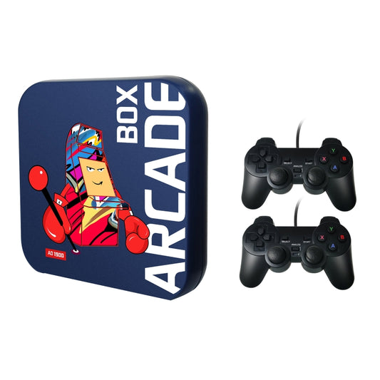 Arcade Box 256G Wired Video Game Machine Box 4K HD Display For PS1/PSP/N64/DC, EU Plug - Pocket Console by buy2fix | Online Shopping UK | buy2fix