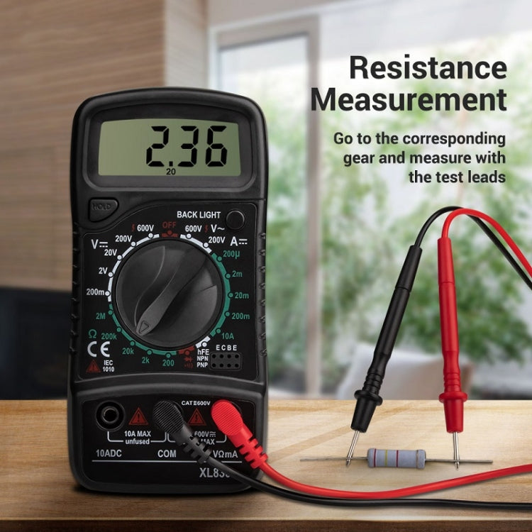 ANENG XL830L Multi-Function Digital Display High-Precision Digital Multimeter, Specification: Standard+10A Extra Tip Pen(Orange) - Consumer Electronics by ANENG | Online Shopping UK | buy2fix