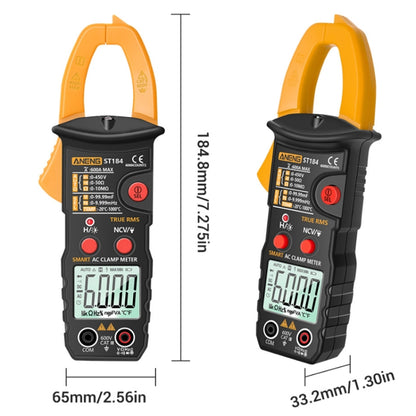 ANENG ST184 Automatically Identify Clamp-On Smart Digital Multimeter(Red) - Consumer Electronics by ANENG | Online Shopping UK | buy2fix