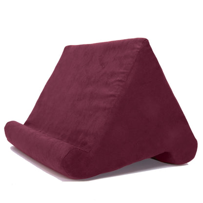 Tablet Mobile Phone Bracket Multi-Angle Pillow, Size: 27x25x23cm(Wine Red) - Lazy Bracket by buy2fix | Online Shopping UK | buy2fix