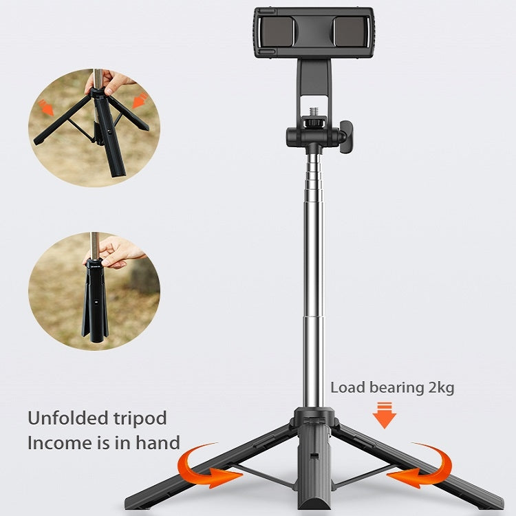 CYKE Folding Telescopic Mobile Phone Broadcast Stand Tripod, Specification: A31-1.6m (Without Light) - Stand by CYKE | Online Shopping UK | buy2fix