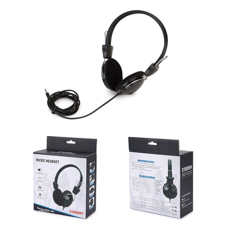 Soyto SY808MV Online Class Office Computer Headset, Cable Length: 1.6m, Color: Black 6.5mm - Multimedia Headset by Soyto | Online Shopping UK | buy2fix