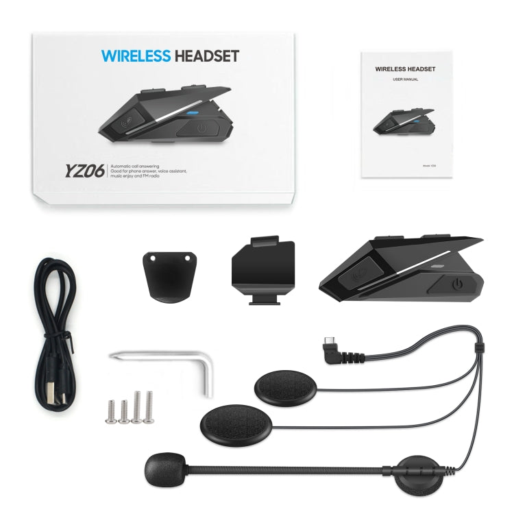 yz06 Wireless Bluetooth Helmet Headphones - Consumer Electronics by buy2fix | Online Shopping UK | buy2fix