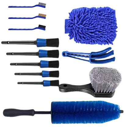 12 PCS / Set Car Tire Slight Cleaning Brush(B) - In Car by buy2fix | Online Shopping UK | buy2fix