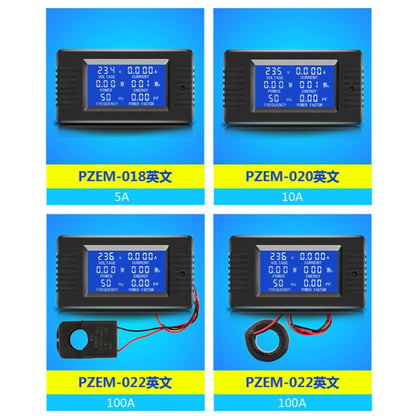 Peacefair English Version Multifunctional AC Digital Display Power Monitor, Specification: 10A - Consumer Electronics by Peacefair | Online Shopping UK | buy2fix