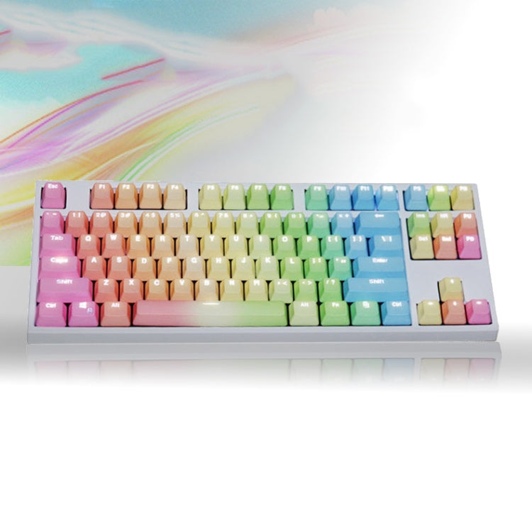 104 Keys Light-transmitting Dip-dyed Keycaps(Valentine's Day) - Other by buy2fix | Online Shopping UK | buy2fix