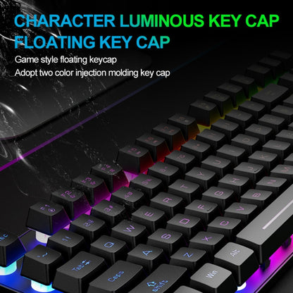 ZIYOU LANG T87 Gaming Luminous Wireless Keyboard and Mouse Set(Black) - Wireless Keyboard by ZIYOU LANG | Online Shopping UK | buy2fix