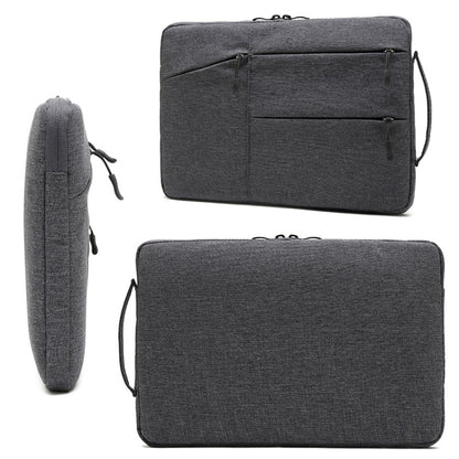 Zipper Type Polyester Business Laptop Liner Bag, Size: 13.3 Inch(Light Grey) - 13.3 inch by buy2fix | Online Shopping UK | buy2fix