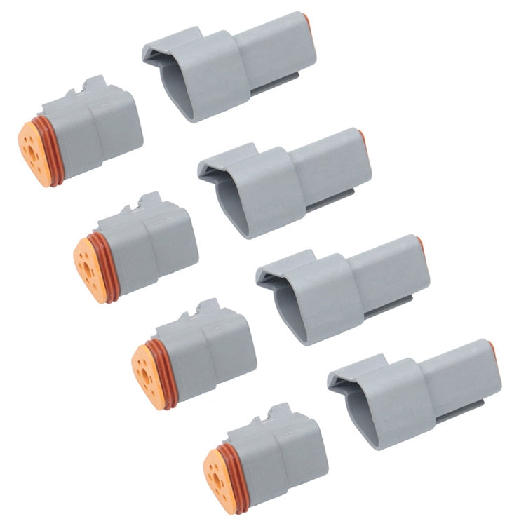 4 PCS DT04-3P / DT06-3S With Copper Car Waterproof Connector Conductive Connection Terminal - In Car by buy2fix | Online Shopping UK | buy2fix