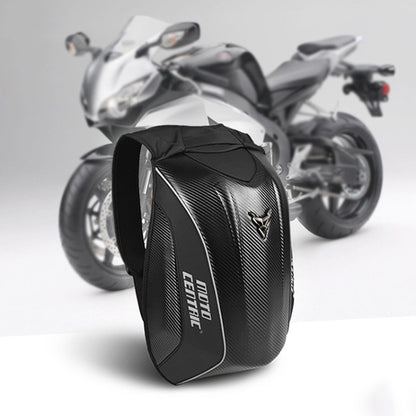 MOTOCENTRIC 11-MC-0077 Motorcycle EVA Turtle Shell Shape Riding Backpack(Black) - Bags & Luggages by MOTOCENTRIC | Online Shopping UK | buy2fix