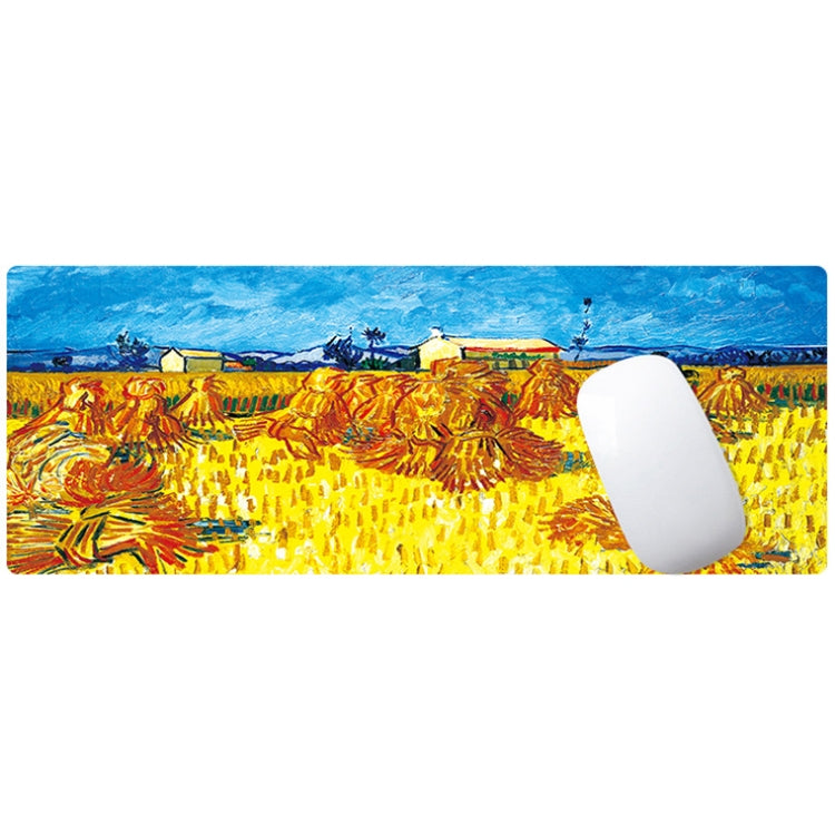 300x800x3mm Locked Am002 Large Oil Painting Desk Rubber Mouse Pad(Starry Sky) - Mouse Pads by buy2fix | Online Shopping UK | buy2fix