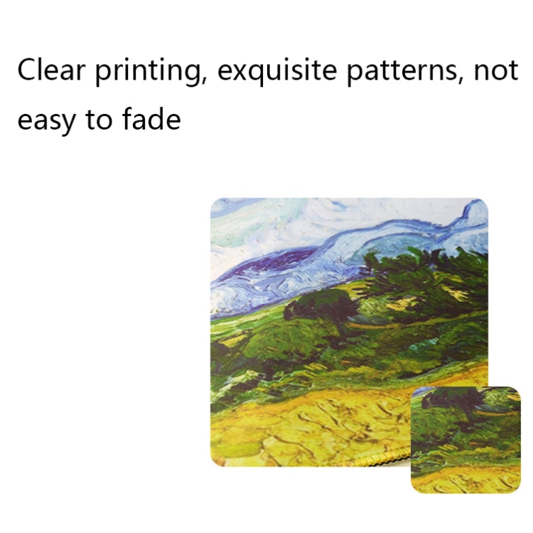 300x800x3mm Locked Am002 Large Oil Painting Desk Rubber Mouse Pad(Iris) - Mouse Pads by buy2fix | Online Shopping UK | buy2fix