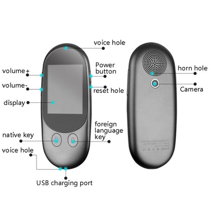 Travel Simultaneous Translator Scanning Recording Intelligent Voice Translator(White) - Consumer Electronics by buy2fix | Online Shopping UK | buy2fix