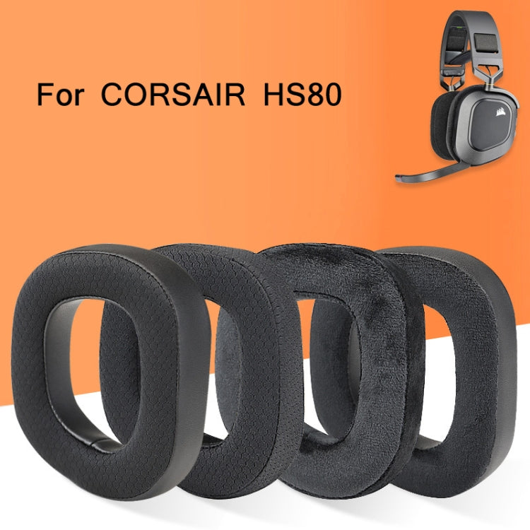 2 PCS RGB Headest Sponge Cover Earmuffs For Corsair HS80(Full Mesh) - Apple Accessories by buy2fix | Online Shopping UK | buy2fix