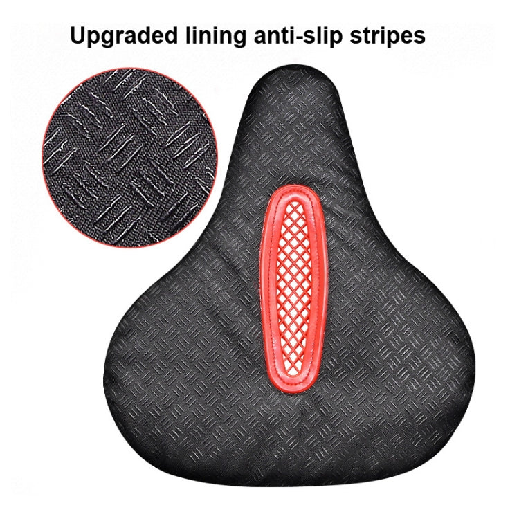 Bicycle Seat Cover Thickened Silicone Shock-absorbing Saddle Cover(Black) - Outdoor & Sports by buy2fix | Online Shopping UK | buy2fix
