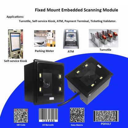 EVAWGIB DL-X922T QR Code Scanning Module Embedded Scanning Head, Interface: RS232 - Barcode Scanner by EVAWGIB | Online Shopping UK | buy2fix