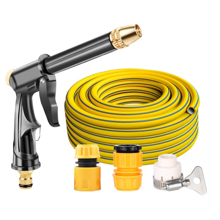 High Pressure Car Wash Hose Telescopic Watering Sprinkler, Style: H2+3 Connector+30m Tube - In Car by buy2fix | Online Shopping UK | buy2fix