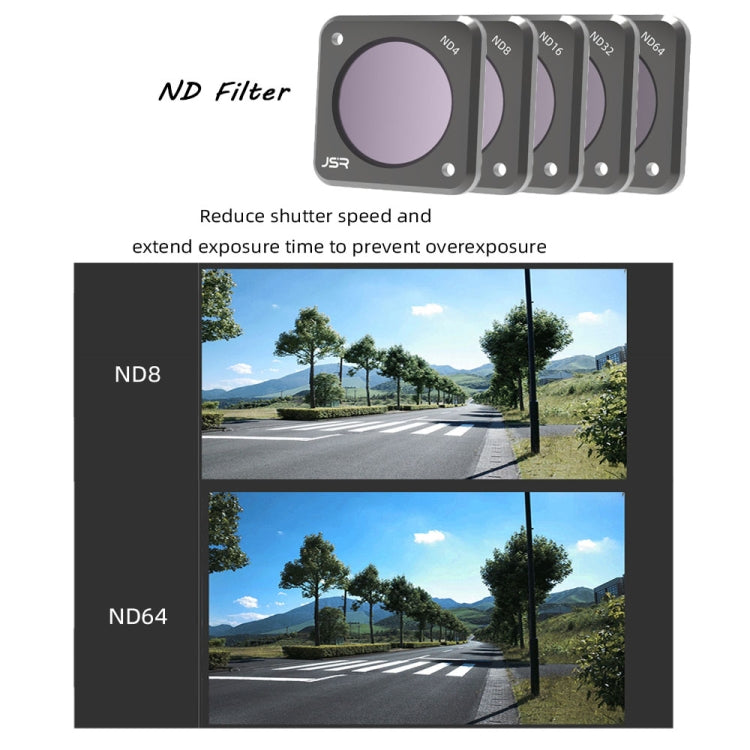 JSR  Action Camera Filters for DJI Action 2,Style:  ND8 - DJI & GoPro Accessories by JSR | Online Shopping UK | buy2fix