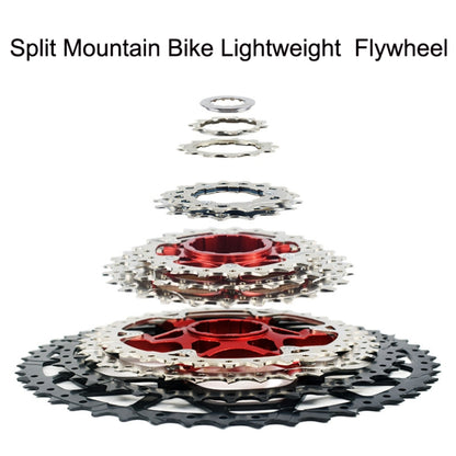 VG Sports Split Mountain Bike Lightweight Cassette Flywheel, Style: 9 Speed 46T (Silver) - Outdoor & Sports by VG Sports | Online Shopping UK | buy2fix