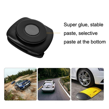MM002 Car Dashboard Mobile Phone Holder Car Silicone Rotary Navigation Mobile Phone Holder(Black) - In Car by buy2fix | Online Shopping UK | buy2fix