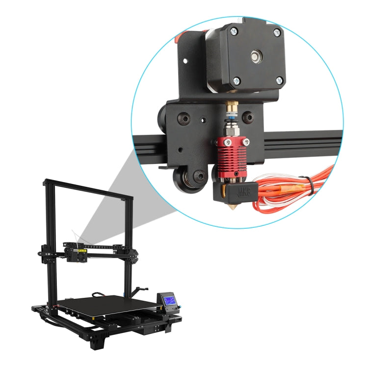 3D Printer Extruder Retrofit Kit For Ender3/CR10, Style: Installation Board+Extrusion Machine - Parts by buy2fix | Online Shopping UK | buy2fix