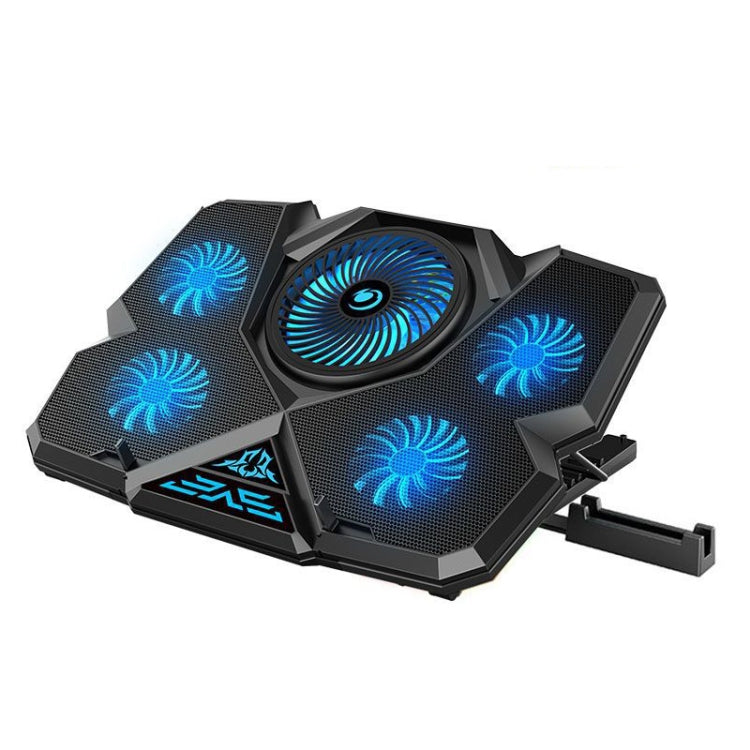 CoolCold  Five Fans 2 USB Ports Laptop Cooler Gaming Notebook Cool Stand,Version: Basic Edition - Cooling Pads by CoolCold | Online Shopping UK | buy2fix