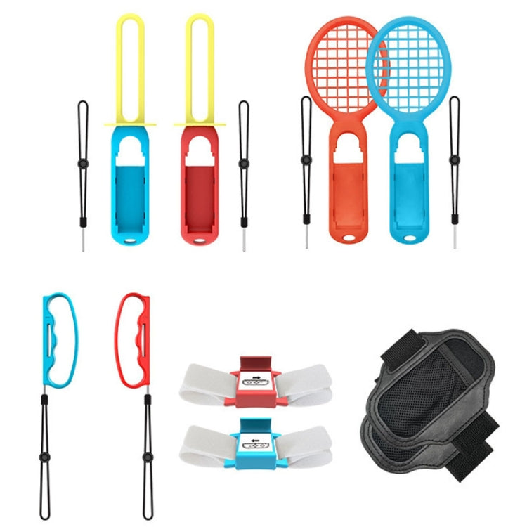 IPLAY HBS-447 10 In 1 Grip + Wrist Strap + Strap + Lightsaber + Racket Sports Set For Nintendo Switch(As Show) - Others by IPLAY | Online Shopping UK | buy2fix