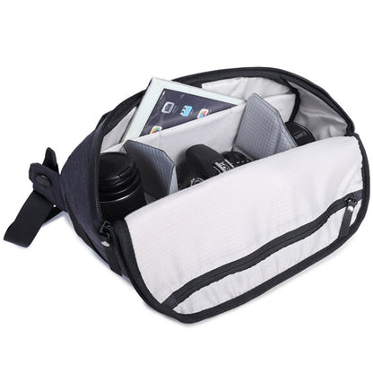 XIUJIAN Crossbody Waterproof Lightweight SLR Camera Bag, Color: 5L Light Gray - Camera Accessories by XIUJIAN | Online Shopping UK | buy2fix