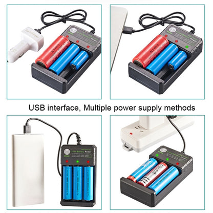 BMAX 18650 3 Slot USB Charging Seat 3.7/4.2V Independent Lithium Battery Charger - Consumer Electronics by BMAX | Online Shopping UK | buy2fix