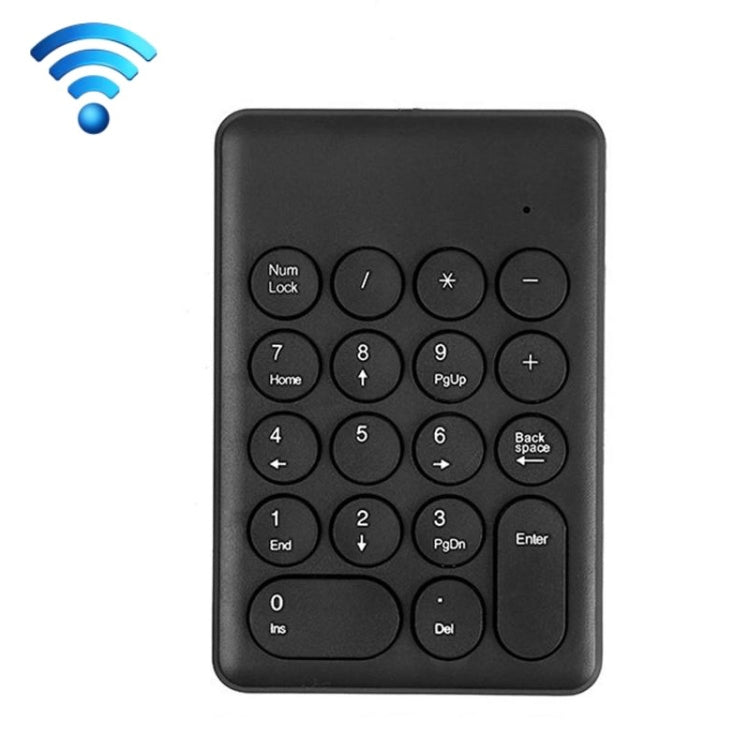 269 18 Keys Wireless Mini Numeric Keypad Accounting Bank Engineering Keypad(Black) - Wireless Keyboard by buy2fix | Online Shopping UK | buy2fix