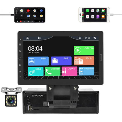 1310C 10.1 inch Car Full Screen Touch HD MP5 Wired Carplay Player, Style: Standard+12 Light Camera - In Car by buy2fix | Online Shopping UK | buy2fix