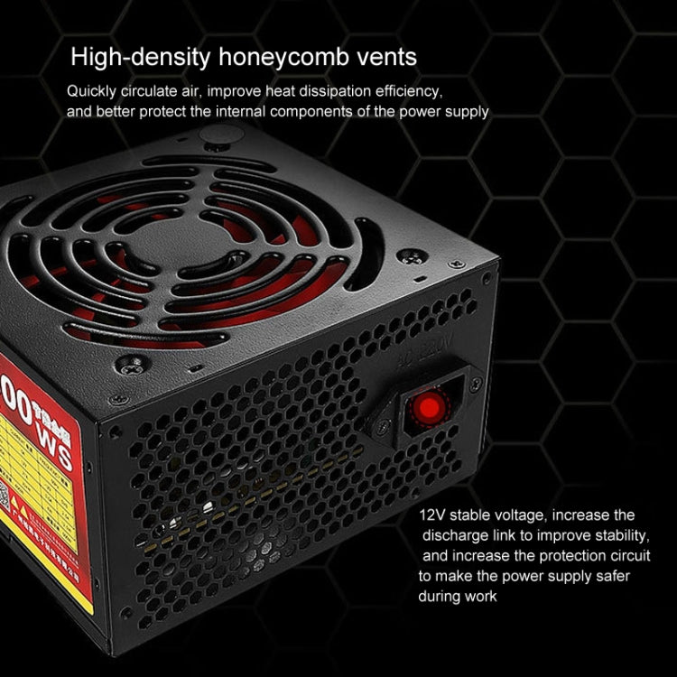 JBON  500WS  ATX 12V  Computer Power Supply With 12cm Fan - PC Power Supplies by JBON | Online Shopping UK | buy2fix
