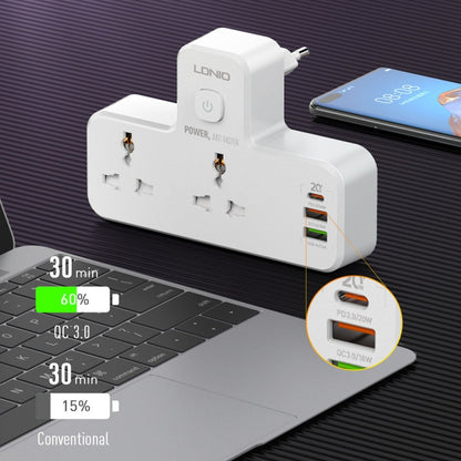 LDNIO SC2311 20W PD+QC 3.0 Multifunctional Home Fast Charging Socket with Night Light, Spec: UK Plug - Consumer Electronics by LDNIO | Online Shopping UK | buy2fix