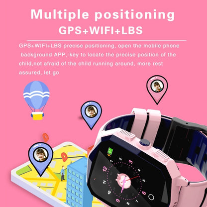 DF73 1.4 Inch 4G GPS Positioning Children Calling Watch With SOS Function(Pink) - Smart Wear by buy2fix | Online Shopping UK | buy2fix